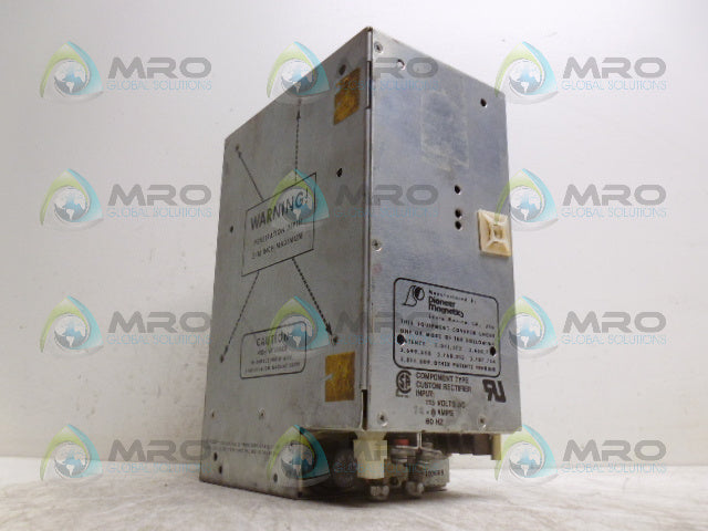 PIONEER MAGNETICS PM2500A-1 SD200-0-3-4- POWER SUPPLY *USED*