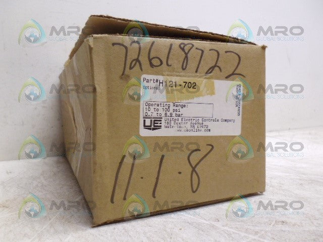 UE H121-702 PRESSURE SWITCH *NEW IN BOX*