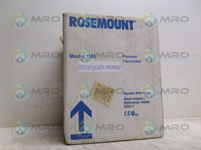 ROSEMOUNT 1151DP3S2DL4K2K5W7 PRESSURE TRANSMITTER *NEW IN BOX*