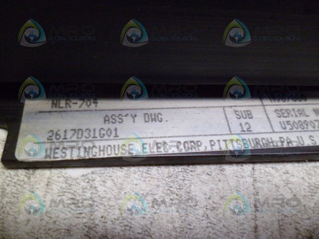 WESTINGHOUSE NLR-704 VERTICAL RACK *NEW NO BOX*