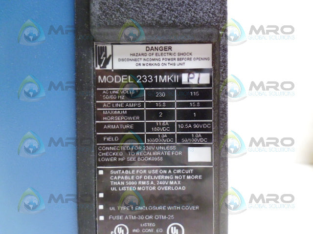 CONTROL TECHNIQUES 2331MKIIP1 DRIVE *NEW IN BOX*