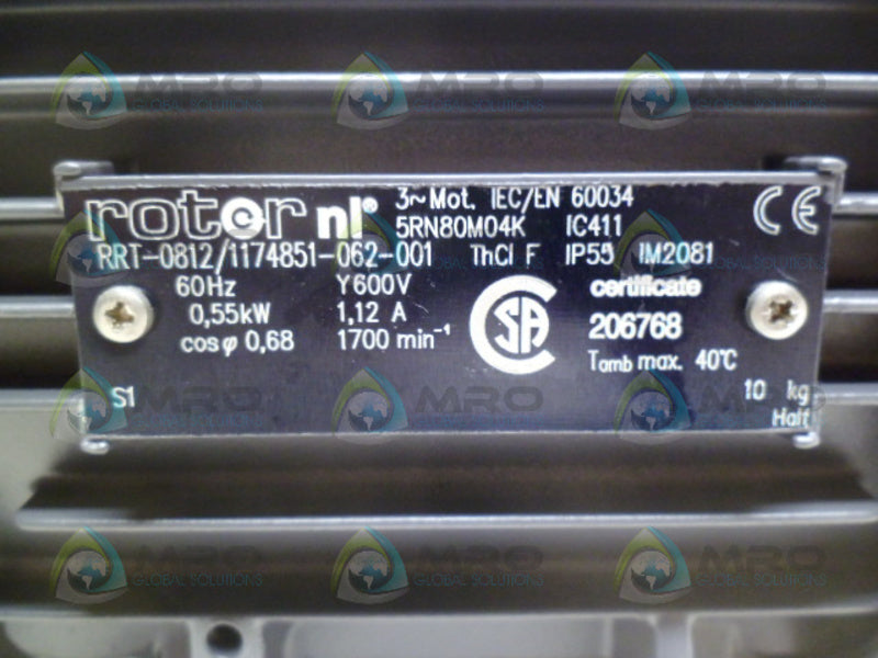 ROTOR 5RN80M04K MOTOR *NEW NO BOX*