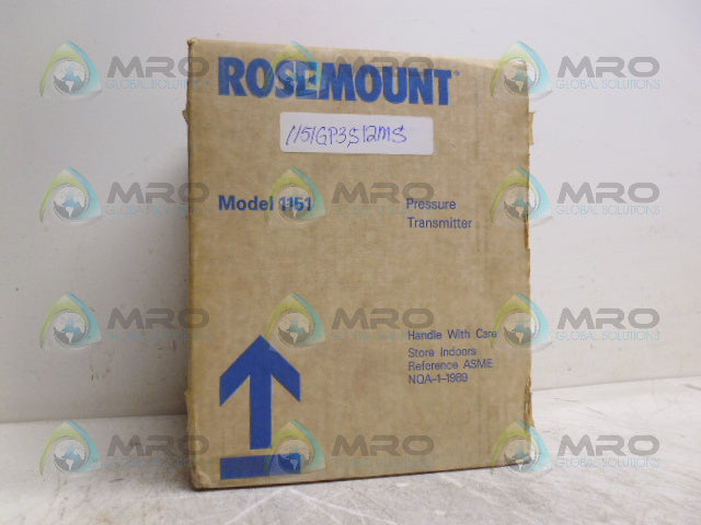 ROSEMOUNT 1151GP3S12MS PRESSURE TRANSMITTER (REMANUFACTURED) *NEW IN BOX*