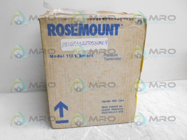 ROSEMOUNT 1151GP3S22T0514M1L4 PRESSURE TRANSMITTER *NEW IN BOX*