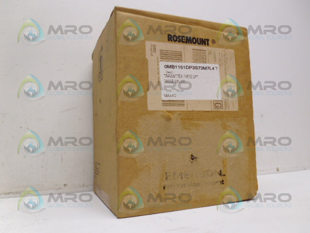 ROSEMOUNT OMB1151DP3S73M7L4 PRESSURE TRANSMITTER *FACTORY SEALED*