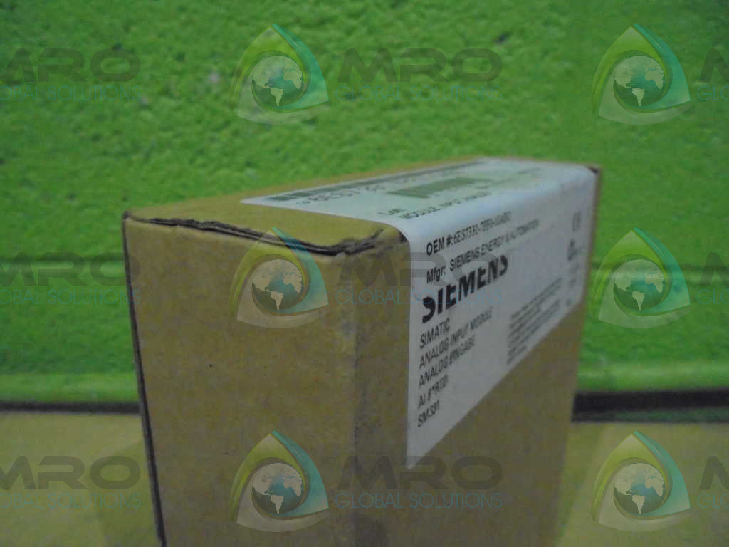 SIEMENS 6ES7 331-7PF01-OABO ANALOG INPUT MODULE * FACTORY SEAL*