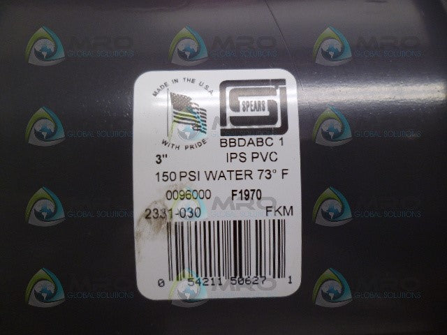 SPEARS 2331-030 F1970 3" BALL VALVE *NEW NO BOX*