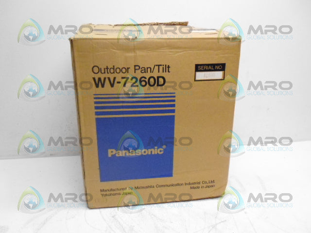 PANASONIC WV-7260D OUTDOOR PAN TILT *NEW IN BOX*