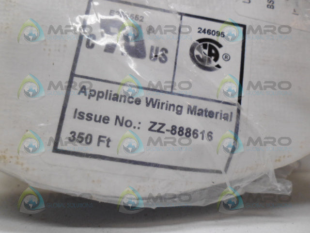 APPLIANCE WIRING ZZ-888616 350' LIGHT BLUE CABLE *NEW IN FACTORY BAG*