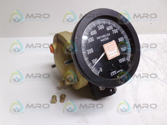 BARTON 2500 PRESSURE GAUGE 0-1000 *NEW IN BOX*
