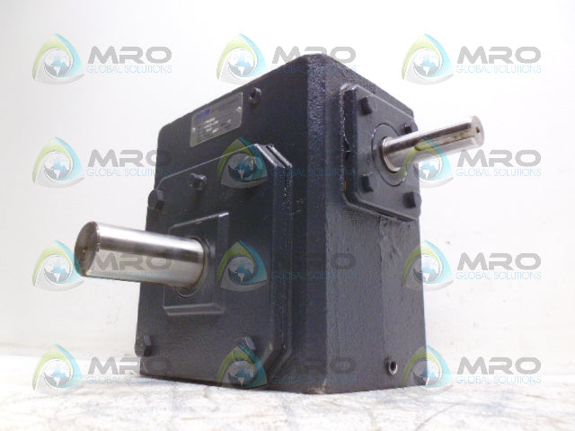 MORSE 375ULR10 RIGHT ANGLE WORM GEAR SPEED REDUCER RATIO 10 *NEW NO BOX*