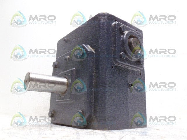 MORSE 375ULR10 RIGHT ANGLE WORM GEAR SPEED REDUCER RATIO 10 *NEW NO BOX*