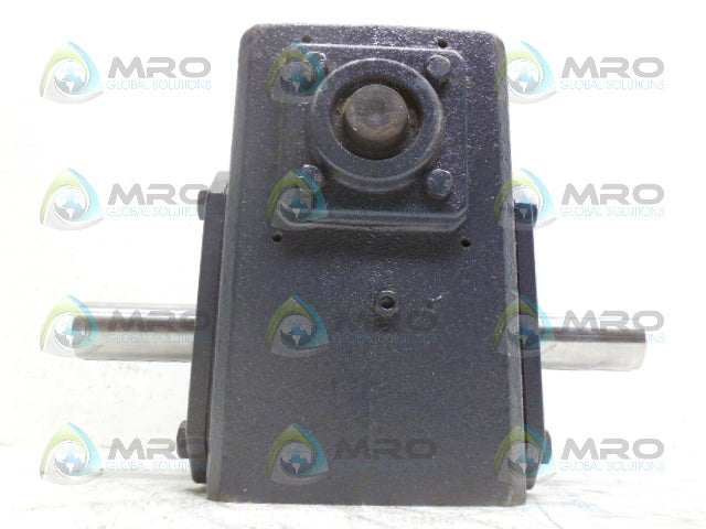 MORSE 375ULR10 RIGHT ANGLE WORM GEAR SPEED REDUCER RATIO 10 *NEW NO BOX*