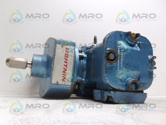 BROOK CROMPTON AE90SD MOTOR w/ LIGHTNING HP75 *USED*