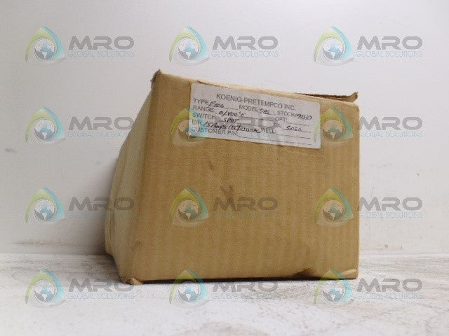 UNITED ELECTRIC F100 TEMPERATURE CONTROL *NEW IN BOX*