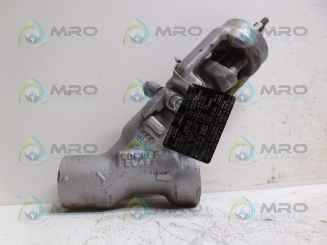 FLOWSERVE D66224F22 STEEL SOCKET VALVE .75" (AS PICTURED) *NEW NO BOX*