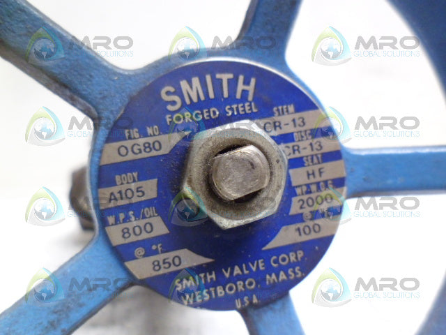 SMITH 0G80 GLOBE VALVE *NEW NO BOX*