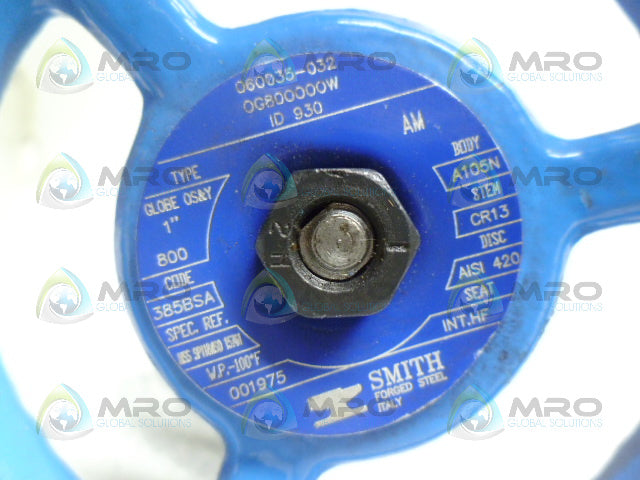 SMITH 001975 GATE VALVE 1" *NEW NO BOX*