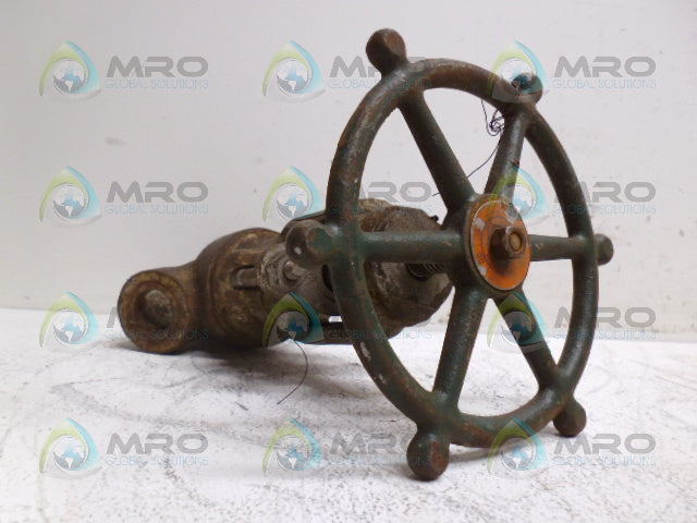 ROCKWELL-EDWARD A3626 GATE VALVE 3/4" *USED*