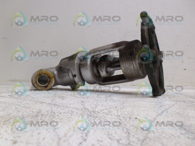 ROCKWELL-EDWARD 66224 GLOBE VALVE 1/2" *NEW NO BOX*
