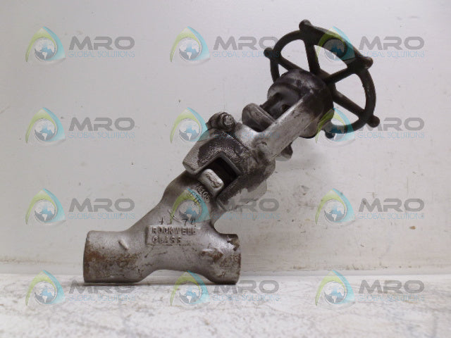 ROCKWELL-EDWARD 66224 GLOBE VALVE 1/2" *NEW NO BOX*