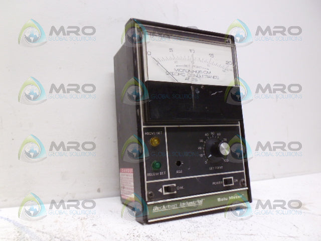 BECKMAN INDUSTRIAL SM-140 SOLUMETER CONDUCTIVE CONTROLLER (AS PICTURED) *USED*