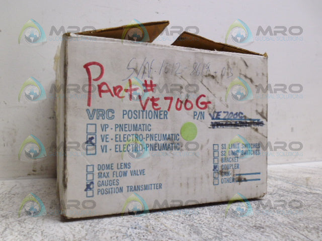 VRC VE700G POSITIONER *NEW IN BOX*