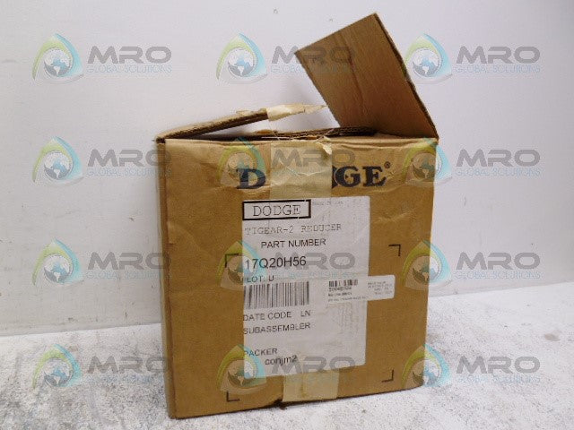 DODGE 17Q20H56 RATIO 20:1 TIGEAR 2 REDUCER *NEW IN BOX*