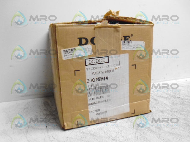 DODGE 20Q15H14 TIGEAR 2 REDUCER *NEW IN BOX*