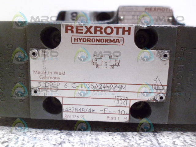 REXROTH 4WRZ25W270-31/6A24N9Z4/D2M DIRECTIONAL VALVE *USED*