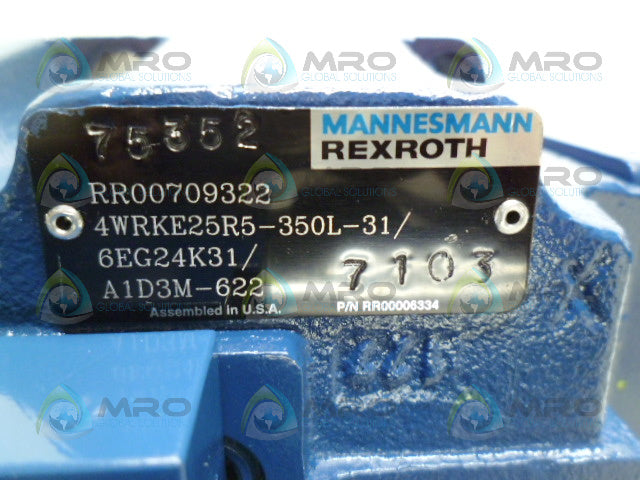 REXROTH 4WRKE25R5-350L-31/6EG24K31/A1D3M-622 * NEW NO BOX *