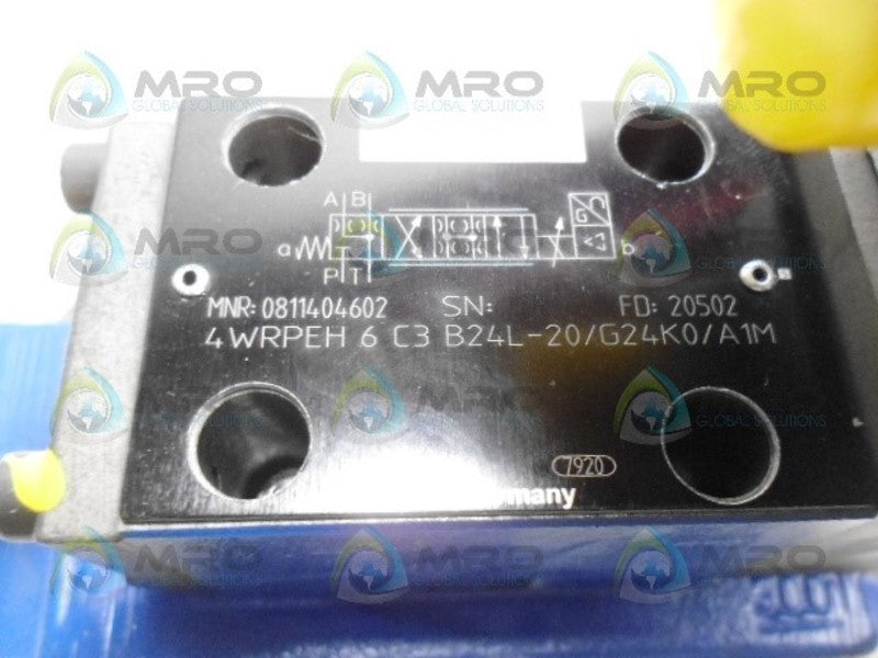 REXROTH 0811404438 4WRLE27Q4-430M-30/G24ETK0/A1M * NEW NO BOX *