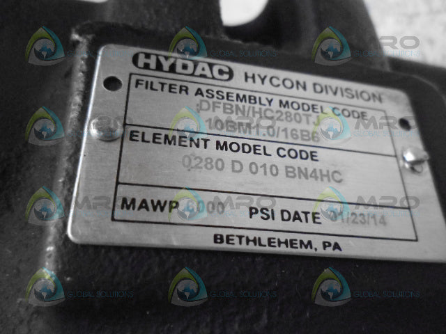 HYDAC 0280D010BN4HC FILTER *NEW NO BOX*