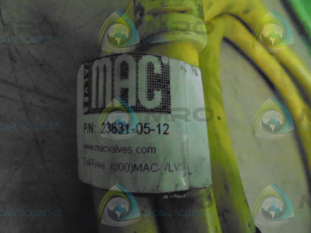 MAC VALVES 23881-05-12 (8A 600V) CORD *USED*