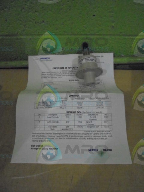 METTLER TOLEDO THORTON 244-634 CONDUCTIVITY SENSOR *NEW IN BOX*