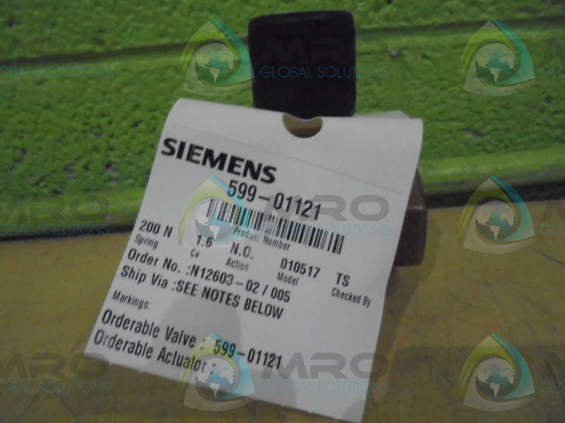 SIEMENS 59901121 REHEAT VALVE *NEW IN BOX*