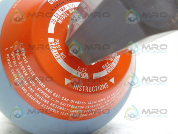 GREER HYDRAULICS 20-60TMR-S1/2 800102 HYDRAULIC PUMP *NEW NO BOX*