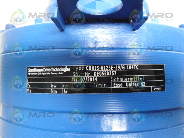 SUMITOMO CNHJS-6125E-29/G GEAR REDUCER *NEW IN BOX*