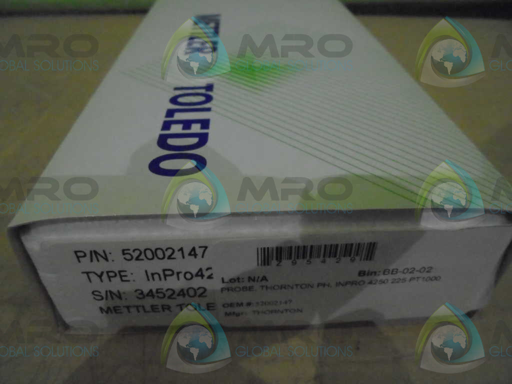 METTLER TOLEDO 52002147 PROBE *NEW IN BOX*