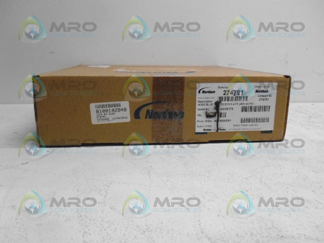 NORDSON 274791 HOT MELT GLUE HOSE 4FT *NEW IN BOX*