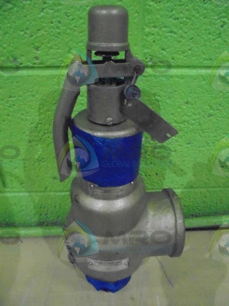 KUNKLE VALVE DIV. 6021JH01-AM SAFETY RELIEF VALVE 2" *USED*