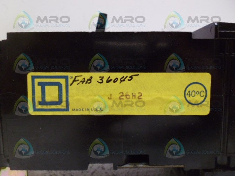 SQUARE D FAB36045 CIRCUIT BREAKER 45A *NEW IN BOX*