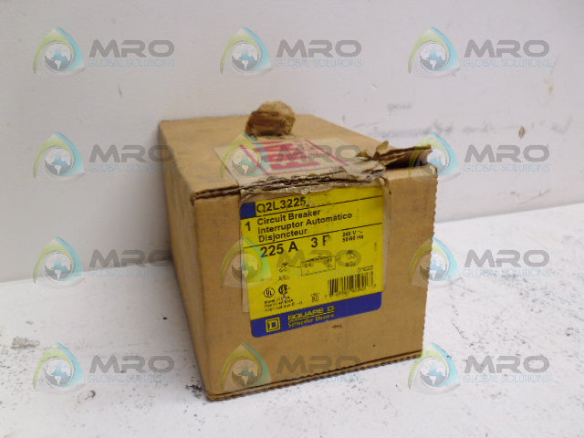 SQUARE D Q2L3225 CIRCUIT BREAKER 225A *NEW IN BOX*