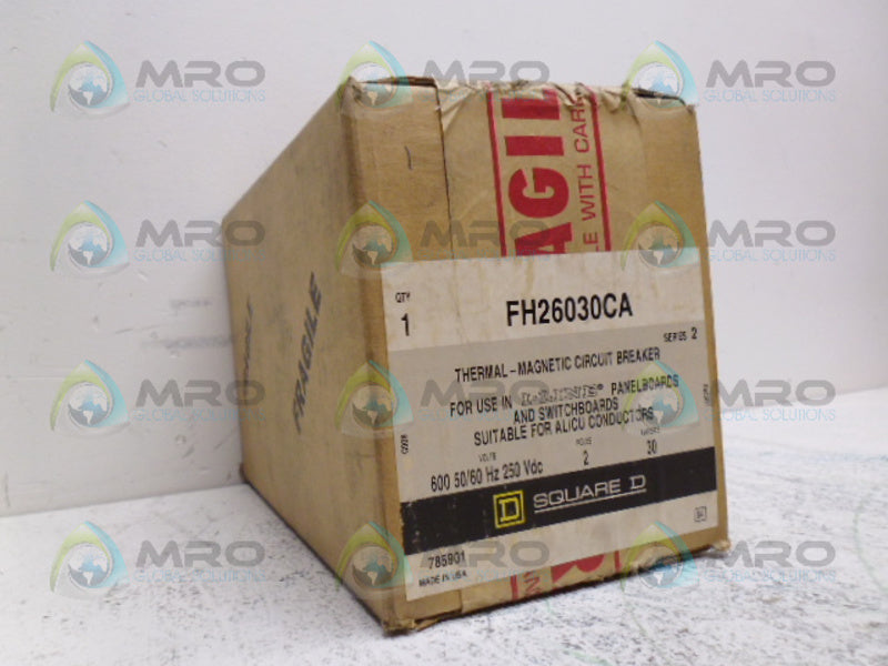 SQUARE D FH26030CA CIRCUIT BREAKER 30A *FACTORY SEALED*