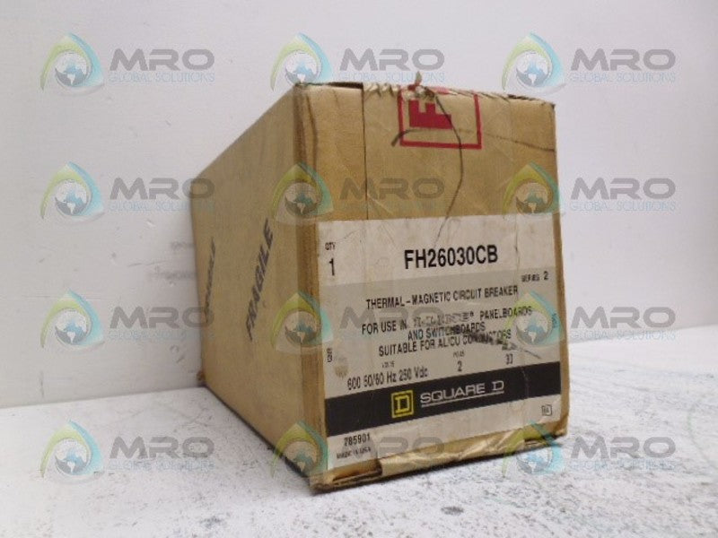 SQUARE D FH26030CB CIRCUIT BREAKER 30A *FACTORY SEALED*