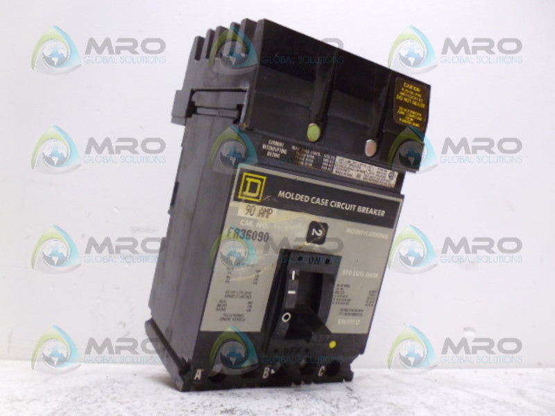 SQUARE D FA36090 CIRCUIT BREAKER 90A (GREY)(REMANUFACTURED) *NEW IN BOX*