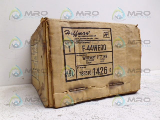 HOFFMAN F-44WE90 WIREWAY 90 DEGREE ELBOW *FACTORY SEALED*