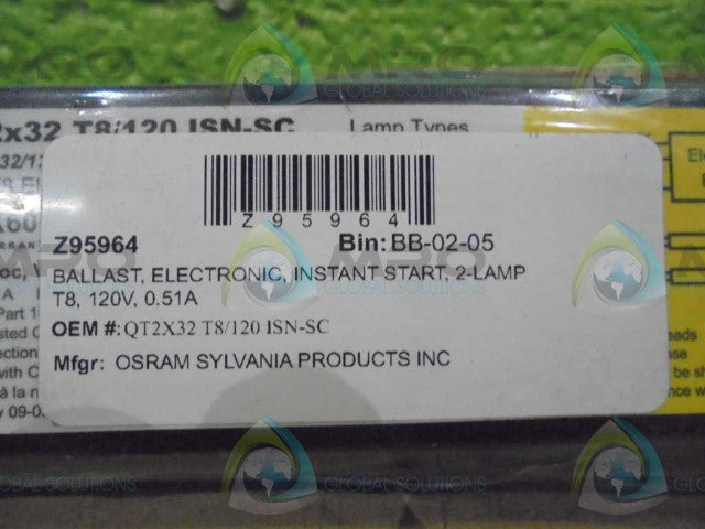 SYLVANIA QT2X32  T8/120 ISN-SC *NEW IN BOX*