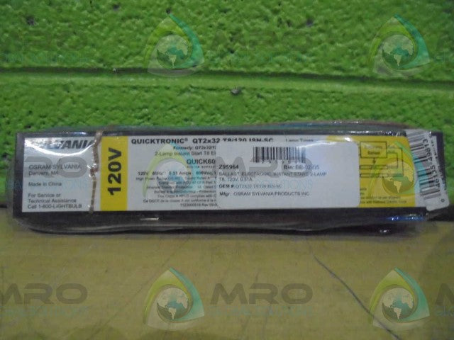 SYLVANIA QT2X32  T8/120 ISN-SC *NEW IN BOX*