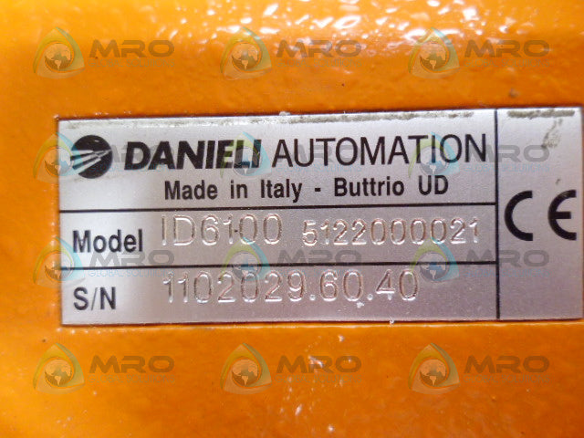 DANIELI AUTOMATION ID6100 LOOP SCANNER METAL DETECTOR *NEW IN BOX*